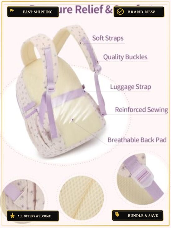 Corduroy School Backpack for Teen Girls Boys, Lightweight Laptop Daypack main image 6